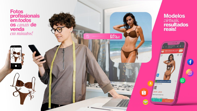 Autenticidade em foco: crie imagens únicas com a tecnologia da FotoModel.